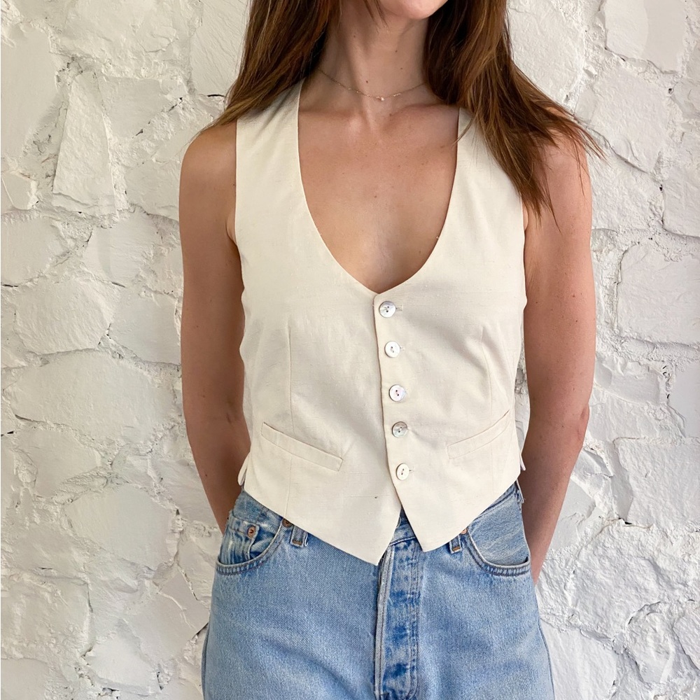 Scout Goods Cream Blend Vest